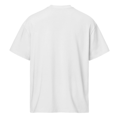 White t-shirt on a white background