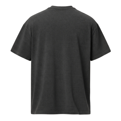 Black t-shirt on a white background